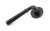 From The Anvil Hammered Newbury Plain Lever Door Handle - Round Rosette - 53mm - Black