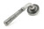 From The Anvil Hammered Newbury Beehive Lever Door Handle - Round Rosette - 53mm - Pewter Patina