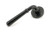 From The Anvil Hammered Newbury Art Deco Lever Door Handle - Round Rosette - 53mm - Black