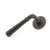 From The Anvil Hammered Newbury Plain Lever Door Handle - Round Rosette - 53mm - Aged Bronze