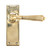 From The Anvil Hinton Lever Door Handle - 152 x 50mm - Aged Brass