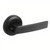 Gainsborough Neue Angular Lever Door Handle - Round Rose - Matte Black