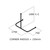 CB Ideal Shower Curtain Rail - E Shape with Single Ceiling Support
