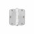 Viaggio Fixed Pin Hinge - Rounded - 89 x 89mm - Bright Chrome