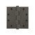 Viaggio Heavy Duty Fixed Pin Hinge - Square - 115 x 115mm - Titanium Grey