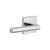Viaggio Moderno Lever Door Handle - Quadrato Rosette - 64mm - Bright Chrome