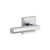 Viaggio Contempo Smooth Lever Door Handle - Quadrato Hammered Rosette - 64mm - Bright Chrome