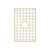 Turner Hastings Metal Sink Grid - 565 x 365mm - Brushed Brass
