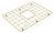 Turner Hastings Metal Sink Grid - 545 x 395mm - Brushed Brass