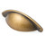 Castella Shaker Drawer Pull Handle - 64mm - Antique Brass
