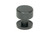 From The Anvil Brompton Cabinet Knob with Round Backplate - Matte Black