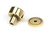 From The Anvil Kelso Cabinet Knob with Round Backplate - Aged Brass