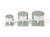 From The Anvil Kelso Cabinet Knob with Square Backplate - Satin Chrome
