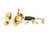 From The Anvil Grub Screw Locking Sash Window Fastener - 64 x 15mm - Unlacquered Polished Brass