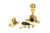 From The Anvil Prestbury Brighton Sash Window Fastener - 55 x 21mm - Unlacquered Polished Brass