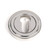 From The Anvil Art Deco Euro Cylinder Escutcheon - 53mm - 316 Polished Stainless Steel