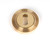 From The Anvil Beehive Escutcheon Keyhole Cover - 53mm - Unlacquered Polished Brass