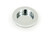 From The Anvil Plain Round Sliding Door Flush Pull - Chrome