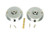 From The Anvil Plain Round Cavity Sliding Door Handle - Privacy Set - Chrome