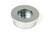 From The Anvil Round Sliding Door Edge Pull - 34mm - Satin Chrome