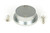From The Anvil Round Sliding Door Edge Pull - 34mm - Satin Chrome