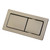 Fienza Rectangular Dual Flush Plate - Brushed Nickel