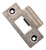 Iver Universal 'T' Striker Plate to Suit Metal Door Frames - 70 x 42mm - Distressed Nickel