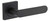 Iver Bronte Lever Door Handle - Square Rosette - 52 x 52mm - Matte Black