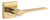 Iver Como Lever Door Handle - Square Rosette - 52 x 52mm - Polished Brass
