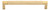 Iver Brunswick Cabinet Pull Handle - Brushed Gold PVD