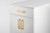 Iver Brunswick Cabinet Pull Handle with Backplate - Brushed Gold PVD