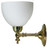 Lode Lighting Waubra Indoor Wall Light - Decatron Glass - Polished Brass