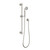 Phoenix Cromford Shower Rail Tap - Brushed Nickel