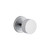 Viaggio Circolo Door Knob - Circolo Linen Rosette - 64mm - Bright Chrome