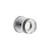 Viaggio Circolo Crystal Door Knob - Circolo Hammered Rosette - 64mm - Bright Chrome