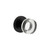 Viaggio Circolo Crystal Door Knob - Circolo Rosette - 64mm - Satin Black