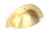 From The Anvil Plain Drawer Pull Handle - 93mm - Satin Brass