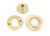 From The Anvil Round Plain Escutcheon Keyhole Cover - 53mm - Satin Brass