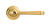 From The Anvil Avon Art Deco Lever Door Handle - Round Rosette - 53mm - Unlacquered Polished Brass