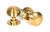 From The Anvil Heavy Beehive Mortice Door Knob - 51mm - Unlacquered Polished Brass