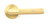 From The Anvil Brompton Beehive Lever Door Handle - Round Rosette - 53mm - Satin Brass