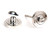 From The Anvil Brompton Art Deco Mortice Door Knob - 63mm - 316 Polished Stainless Steel