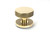 From The Anvil Brompton Beehive Centre Door Knob - 90mm - Aged Brass
