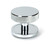 From The Anvil Brompton Plain Centre Door Knob - 90mm - Chrome