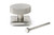 From The Anvil Brompton Square Centre Door Knob - 90mm - 316 Satin Stainless Steel