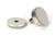 From The Anvil Brompton Plain Centre Door Knob - 90mm - Polished Nickel