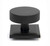 From The Anvil Brompton Square Centre Door Knob - 90mm - Matte Black