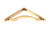 From The Anvil Abingdon Shelf Bracket - 150 x 150mm - Aged Brass