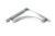 From The Anvil Abingdon Shelf Bracket - 200 x 200mm - Chrome