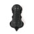 From The Anvil Beehive Covered Escutcheon Keyhole Cover - 58 x 25mm - Matte Black
